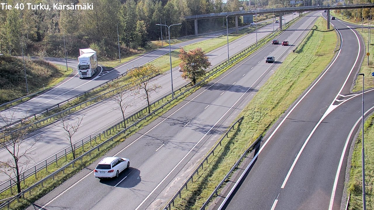 Weather Camera Image Road 40 Turku, Kärsämäki, Turku, Varsinais-Suomi
