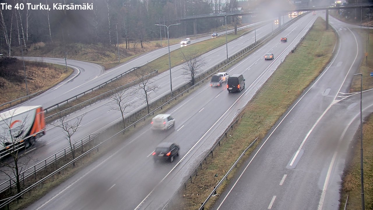 Weather Camera Image Väg 40 Åbo, Kärsämäki, Turku, Varsinais-Suomi