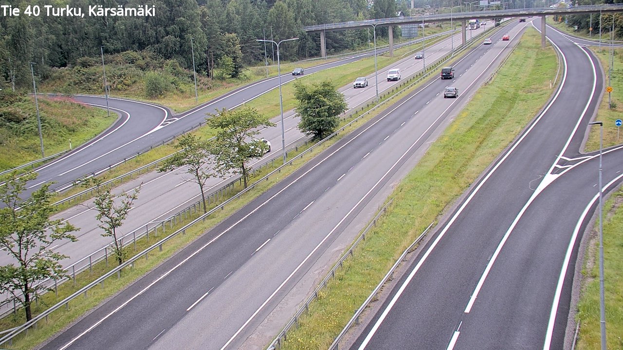 Weather Camera Image Road 40 Turku, Kärsämäki, Turku, Varsinais-Suomi
