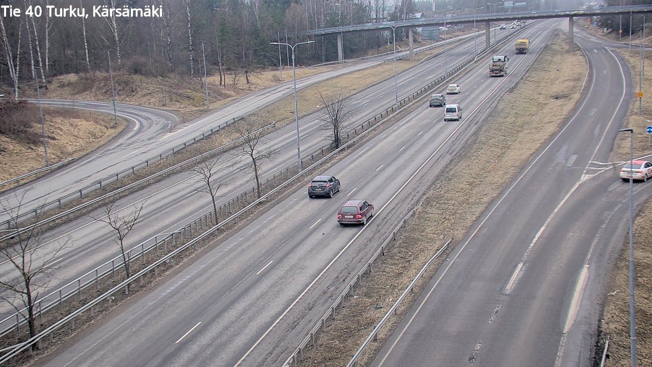 Weather Camera Image Road 40 Turku, Kärsämäki, Turku, Varsinais-Suomi