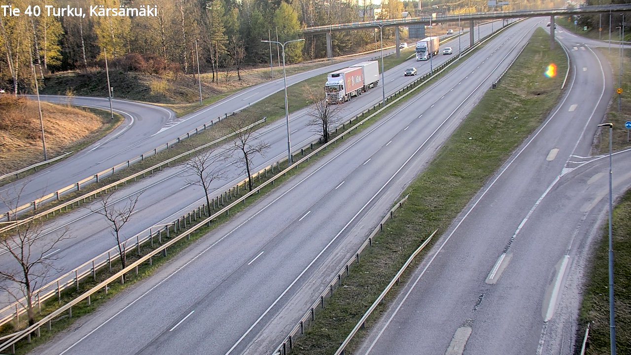 Weather Camera Image Road 40 Turku, Kärsämäki, Turku, Varsinais-Suomi