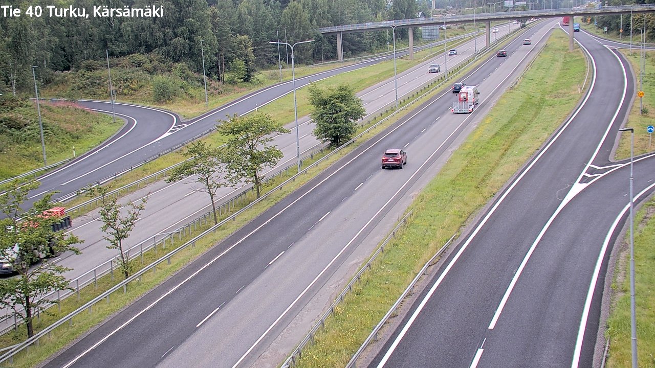 Weather Camera Image Road 40 Turku, Kärsämäki, Turku, Varsinais-Suomi