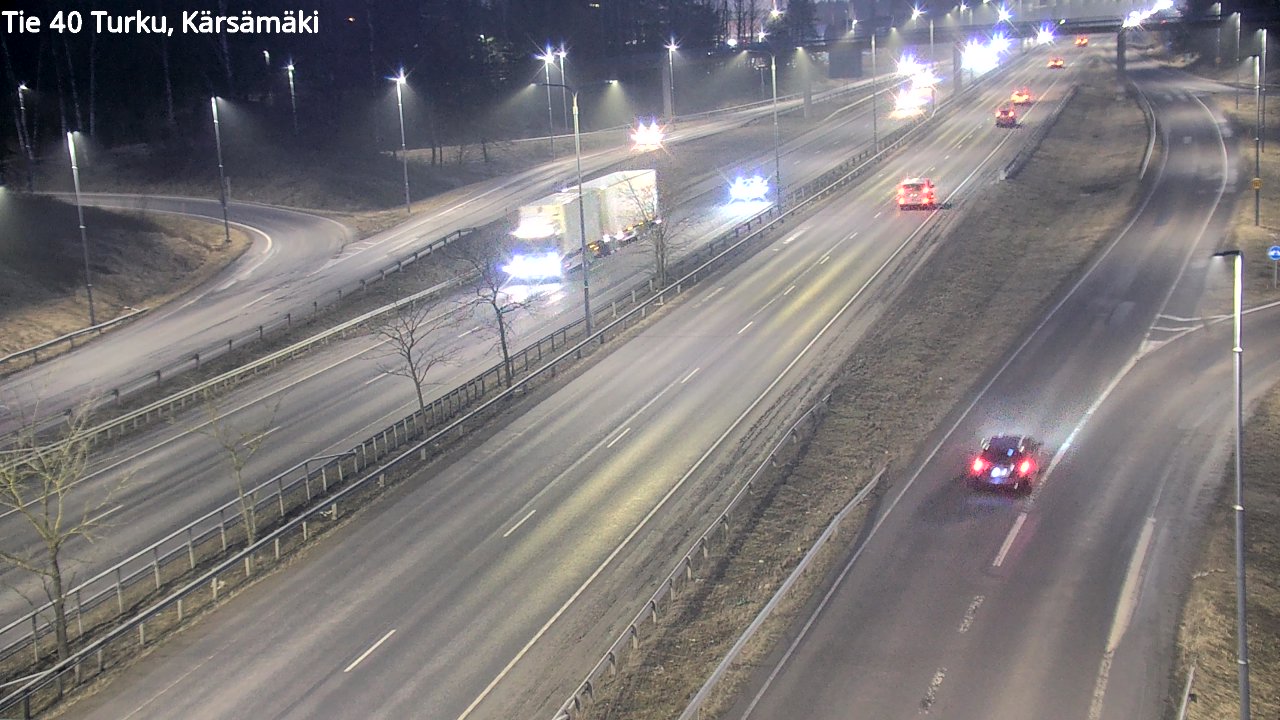 Weather Camera Image Road 40 Turku, Kärsämäki, Turku, Varsinais-Suomi