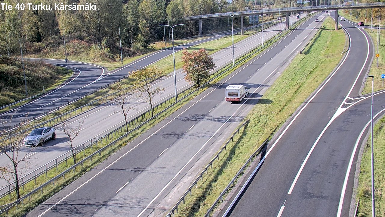 Weather Camera Image Road 40 Turku, Kärsämäki, Turku, Varsinais-Suomi