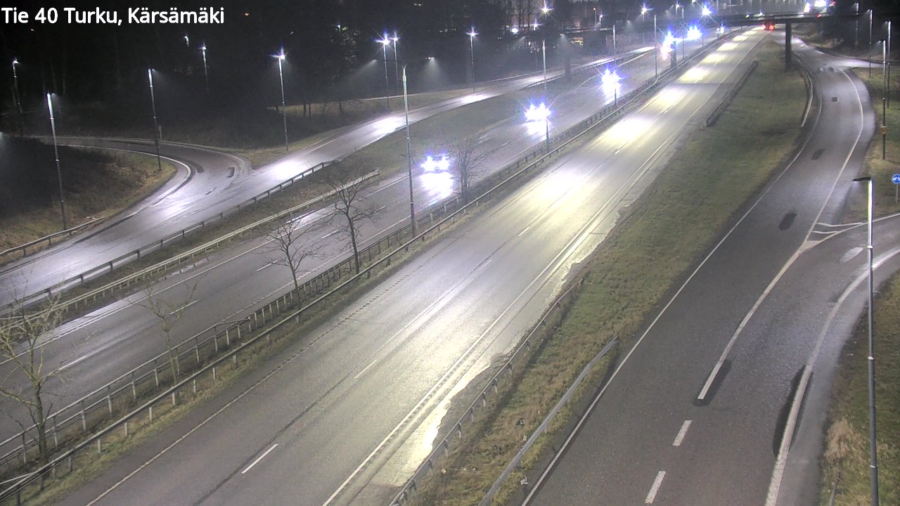 Weather Camera Image Väg 40 Åbo, Kärsämäki, Turku, Varsinais-Suomi