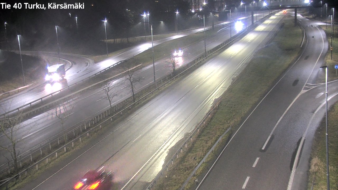 Weather Camera Image Väg 40 Åbo, Kärsämäki, Turku, Varsinais-Suomi