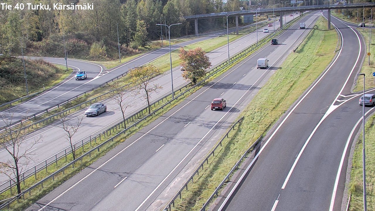 Weather Camera Image Road 40 Turku, Kärsämäki, Turku, Varsinais-Suomi
