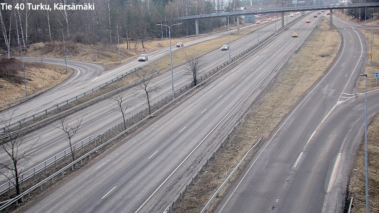 Weather Camera Image Road 40 Turku, Kärsämäki, Turku, Varsinais-Suomi