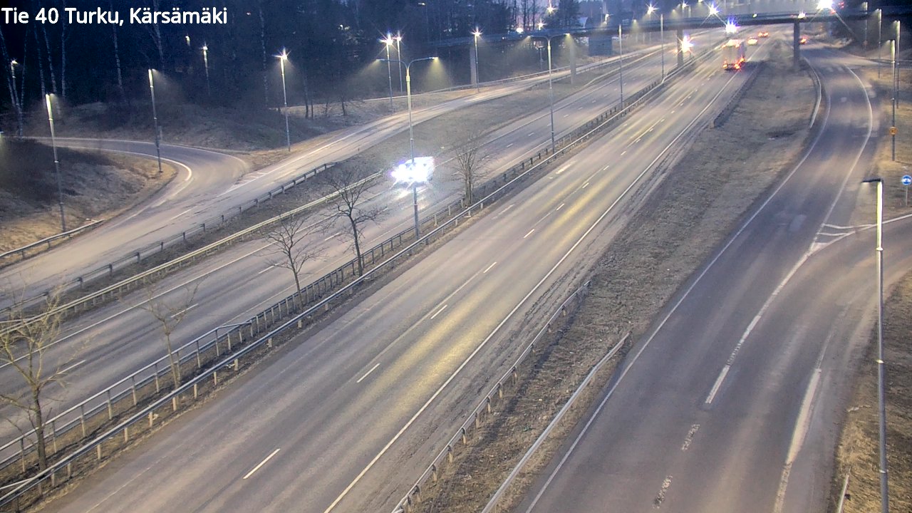 Weather Camera Image Road 40 Turku, Kärsämäki, Turku, Varsinais-Suomi