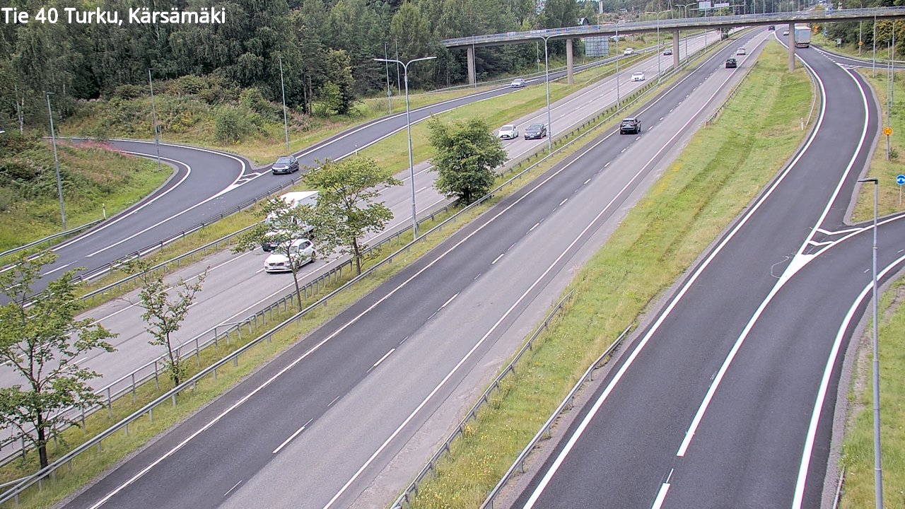 Weather Camera Image Road 40 Turku, Kärsämäki, Turku, Varsinais-Suomi