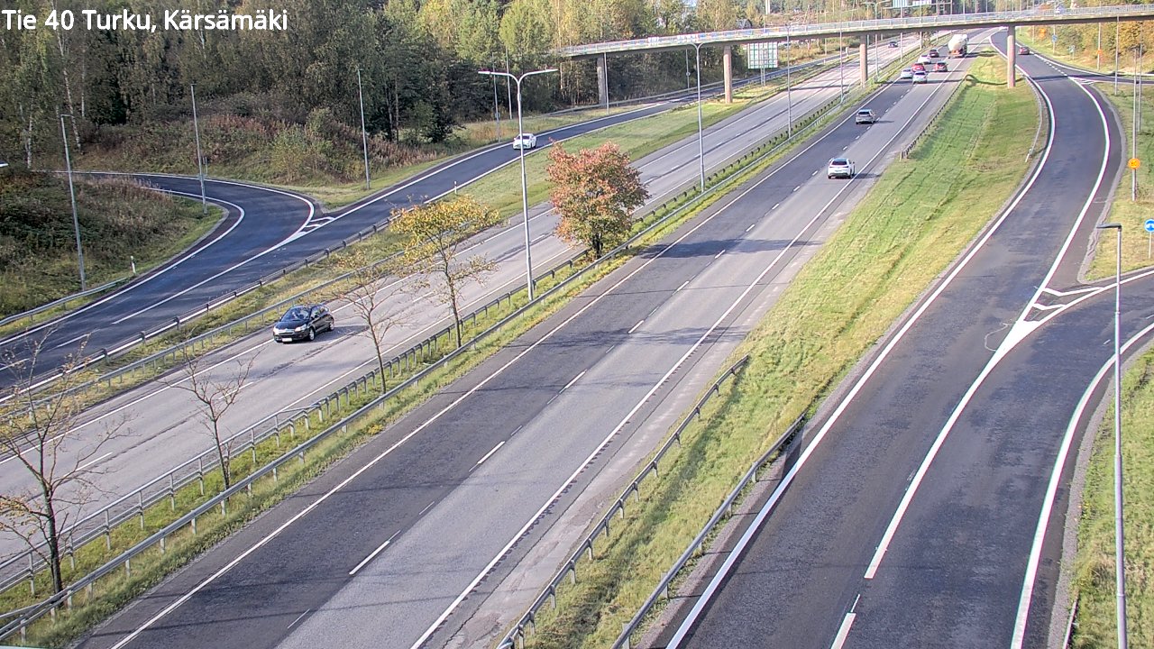 Weather Camera Image Road 40 Turku, Kärsämäki, Turku, Varsinais-Suomi