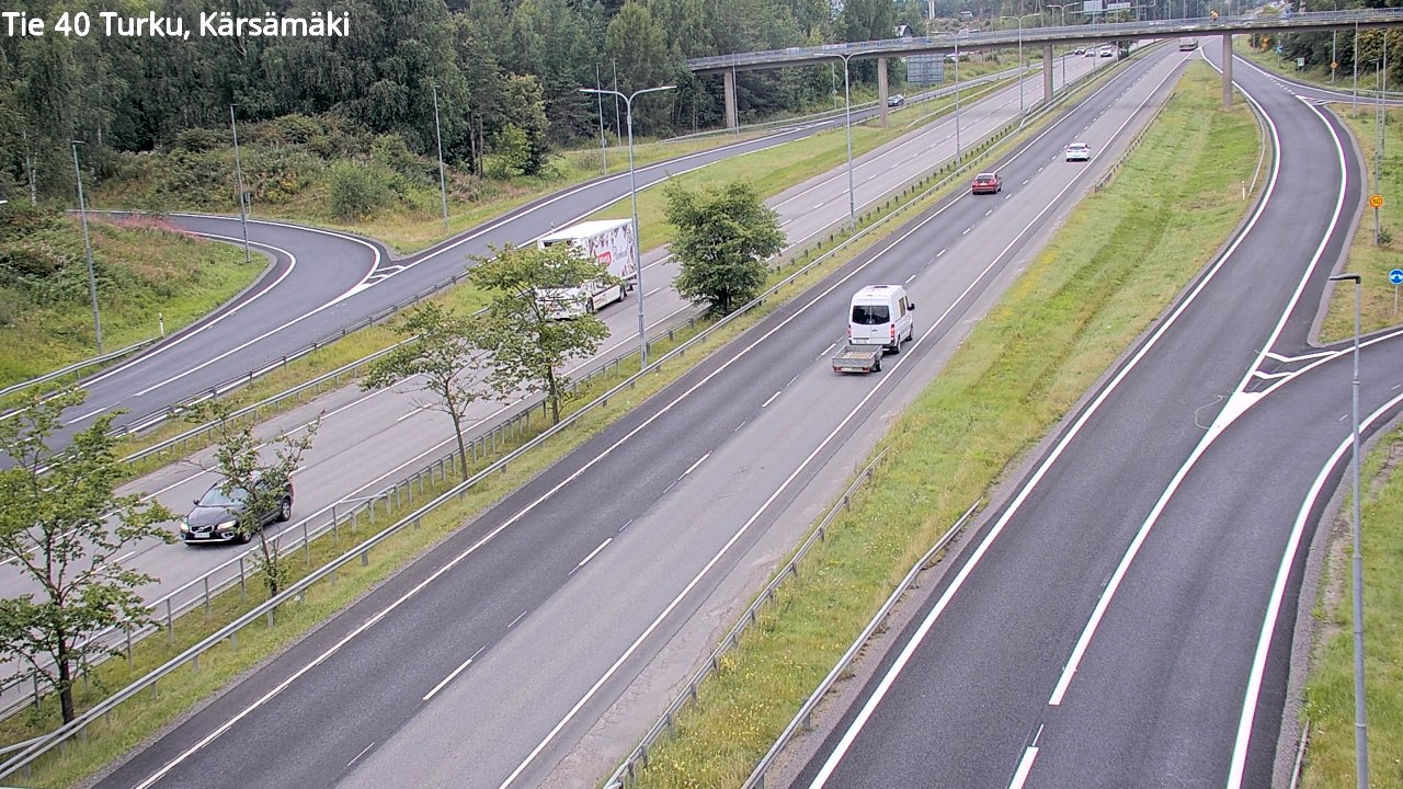 Weather Camera Image Road 40 Turku, Kärsämäki, Turku, Varsinais-Suomi