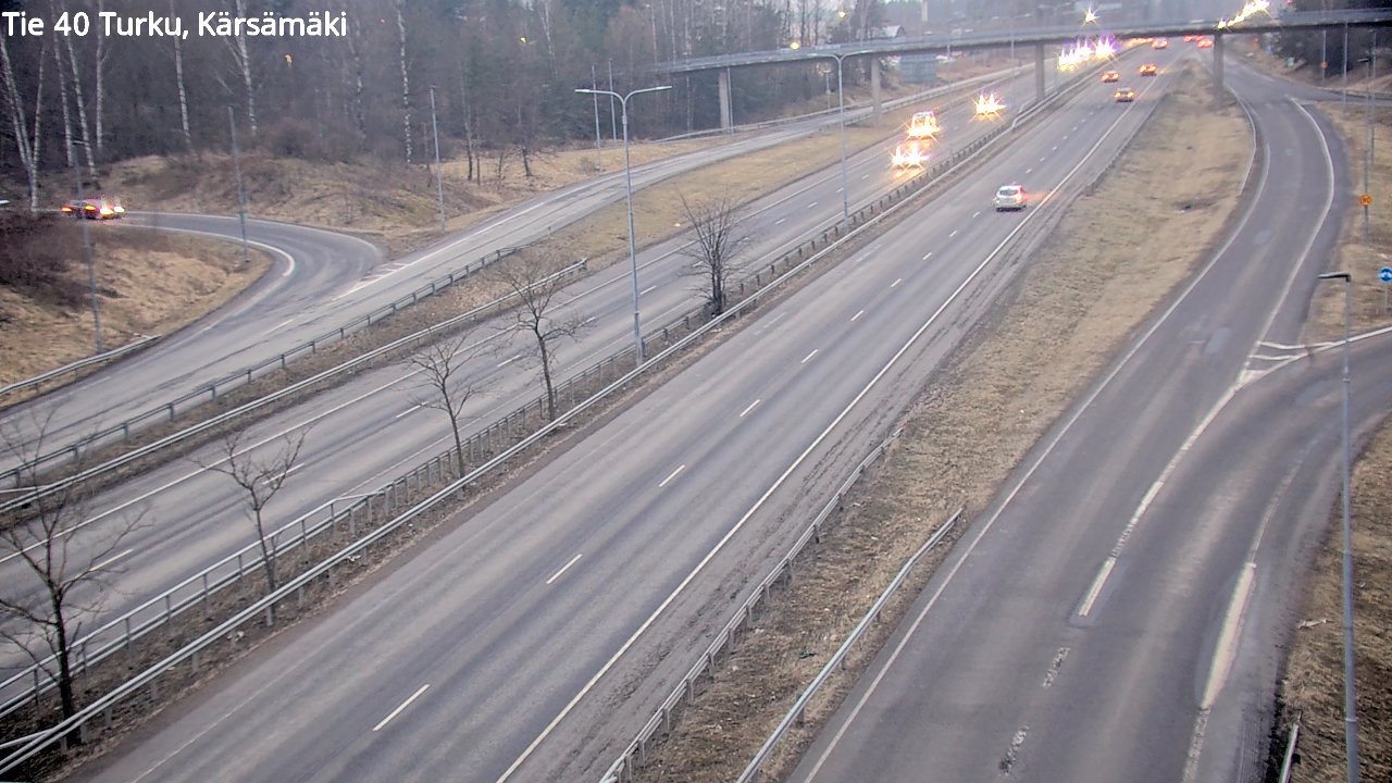 Weather Camera Image Road 40 Turku, Kärsämäki, Turku, Varsinais-Suomi
