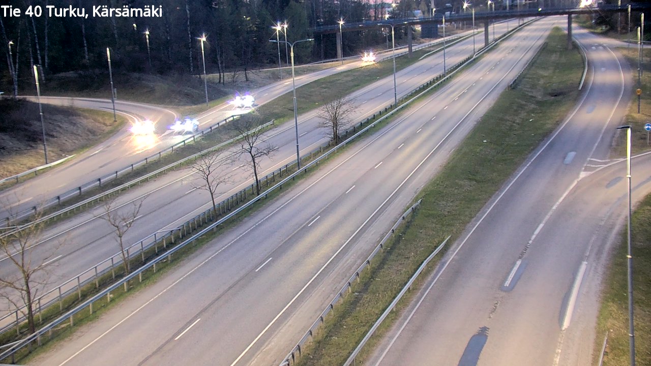 Weather Camera Image Road 40 Turku, Kärsämäki, Turku, Varsinais-Suomi