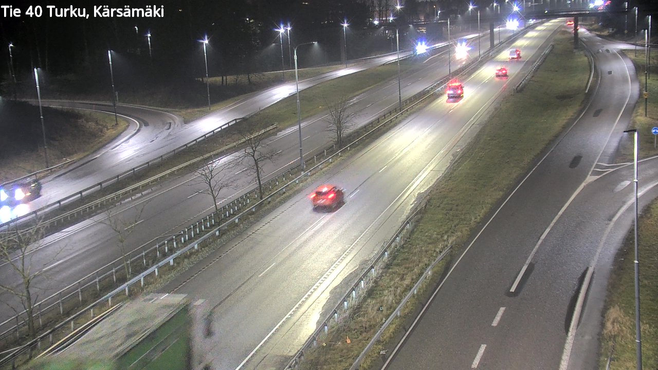 Weather Camera Image Väg 40 Åbo, Kärsämäki, Turku, Varsinais-Suomi