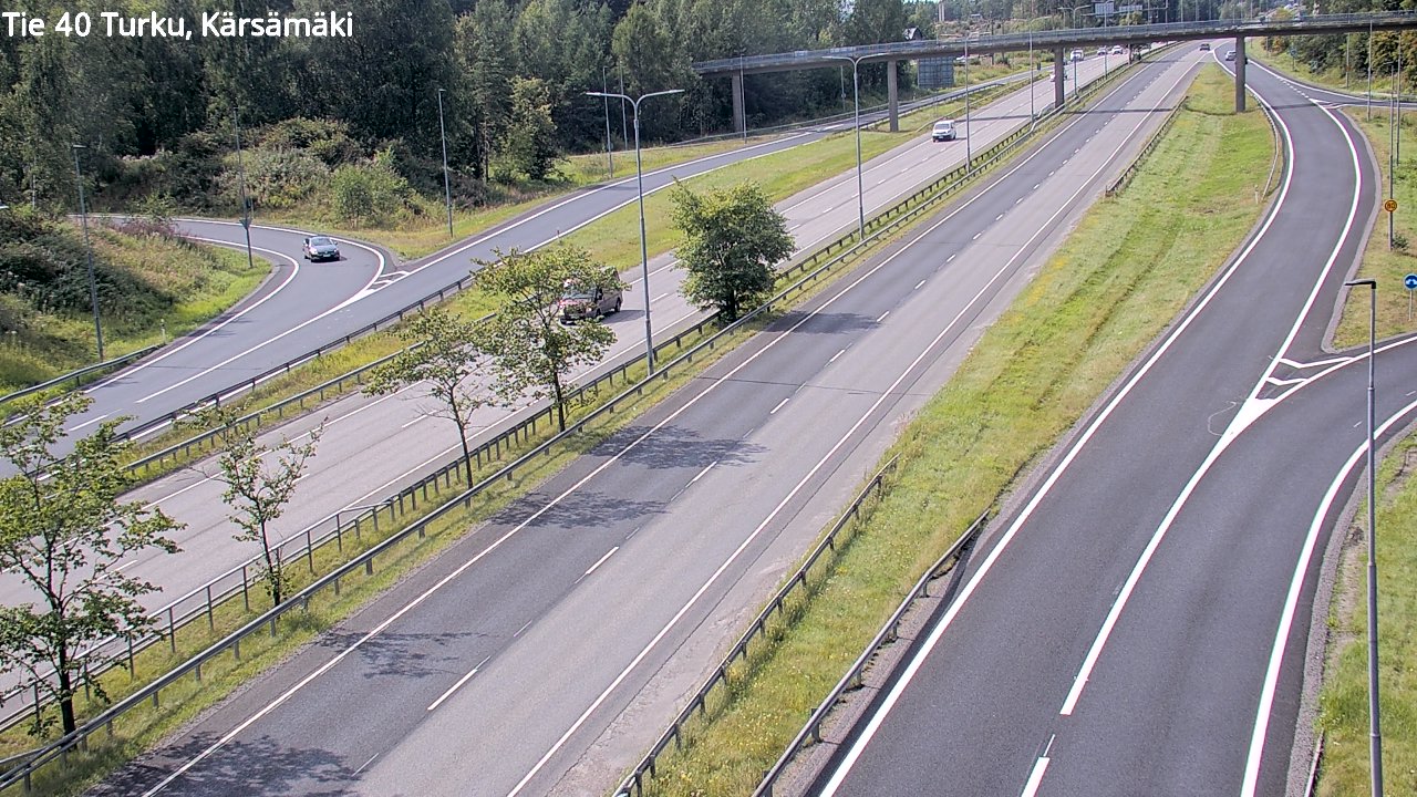 Weather Camera Image Väg 40 Åbo, Kärsämäki, Turku, Varsinais-Suomi