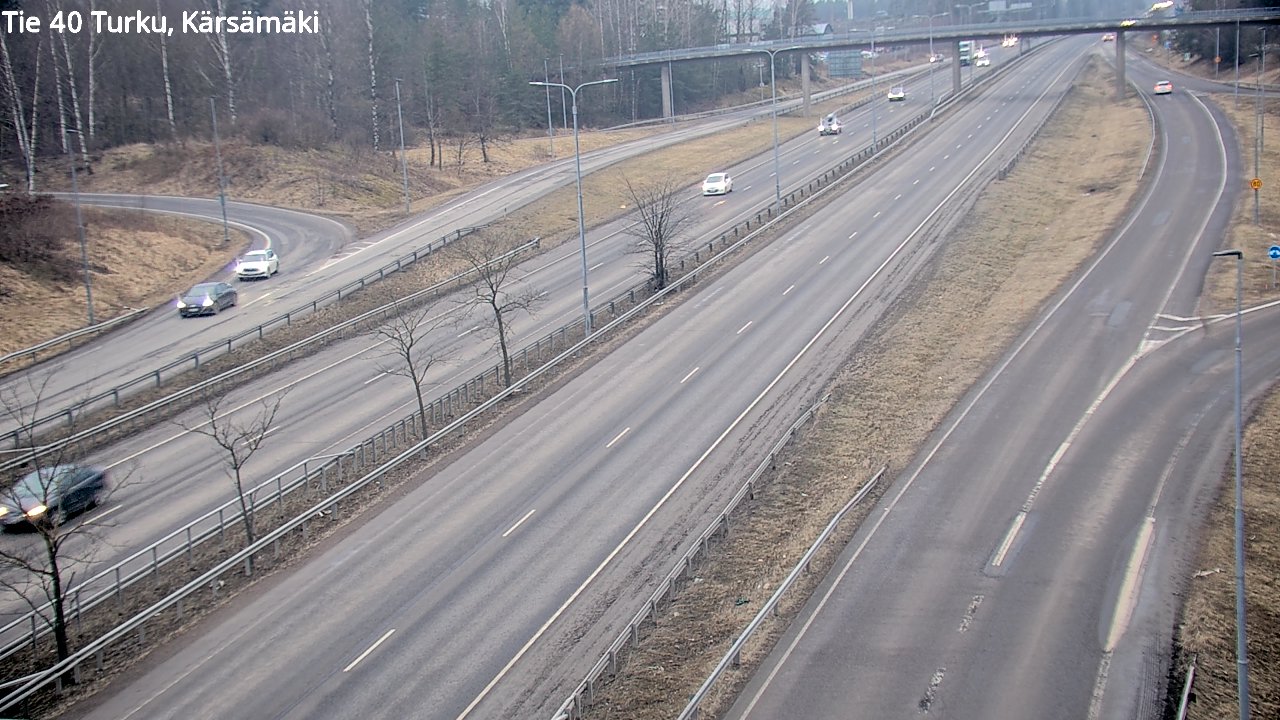 Weather Camera Image Road 40 Turku, Kärsämäki, Turku, Varsinais-Suomi