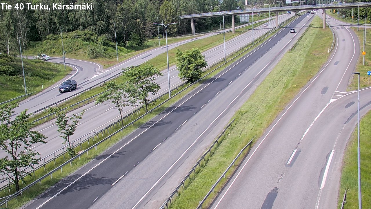 Weather Camera Image Väg 40 Åbo, Kärsämäki, Turku, Varsinais-Suomi