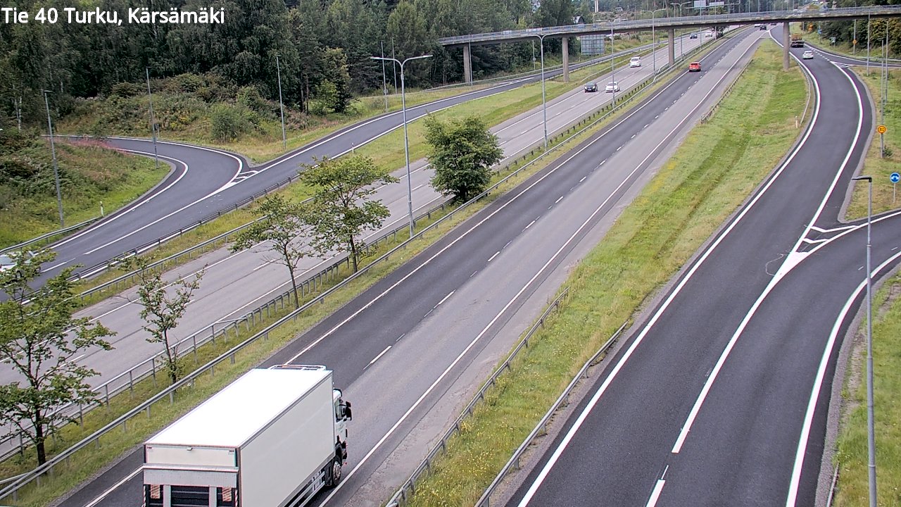 Weather Camera Image Road 40 Turku, Kärsämäki, Turku, Varsinais-Suomi