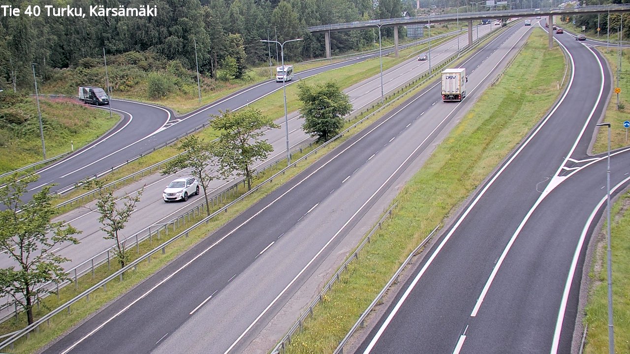 Weather Camera Image Road 40 Turku, Kärsämäki, Turku, Varsinais-Suomi