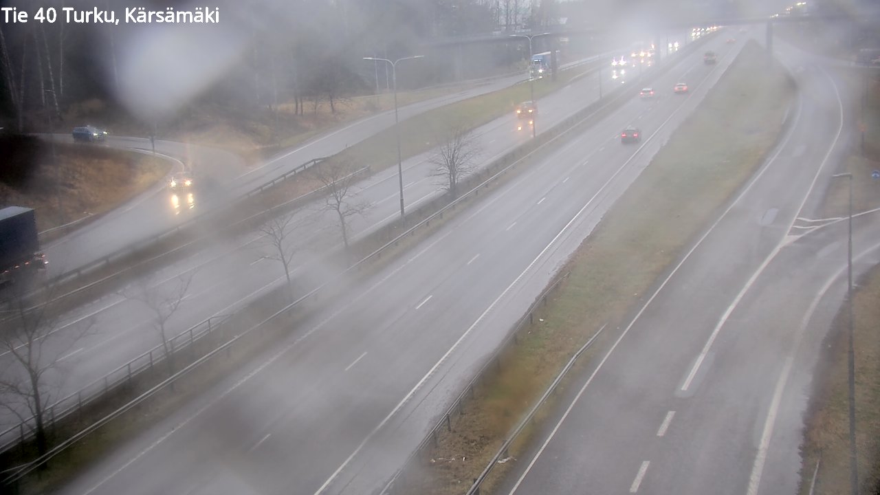 Weather Camera Image Väg 40 Åbo, Kärsämäki, Turku, Varsinais-Suomi