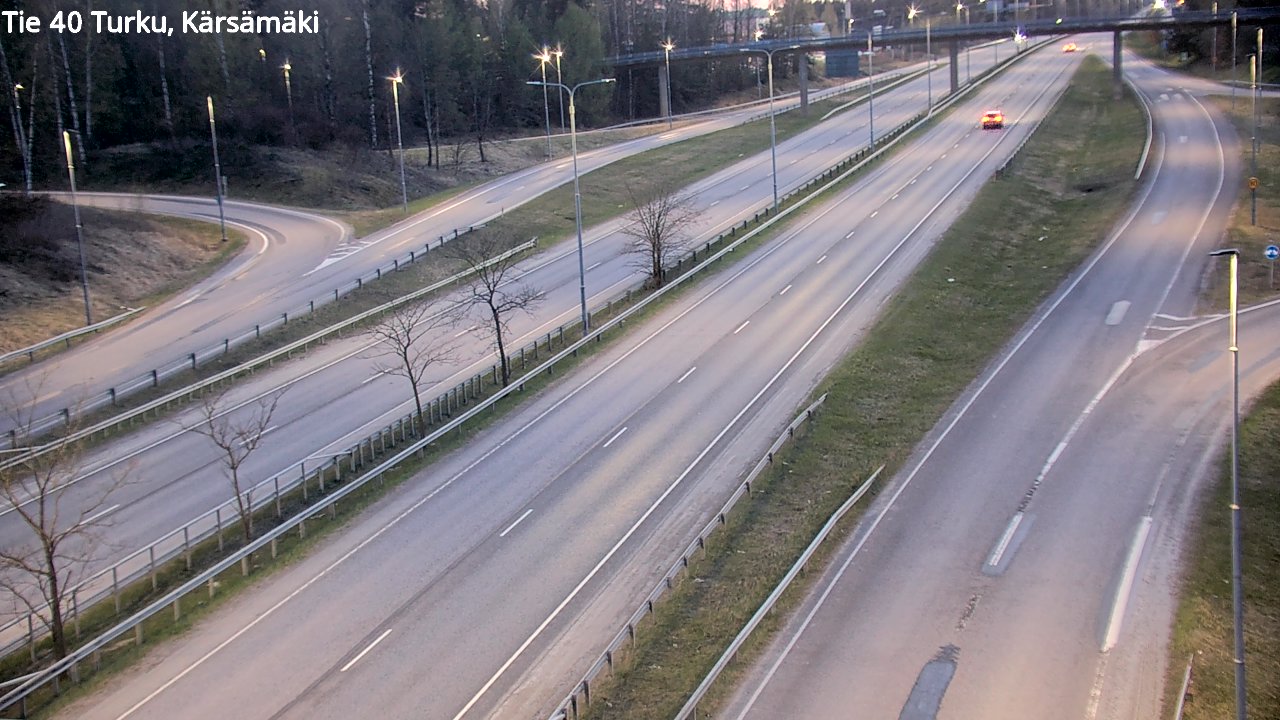 Weather Camera Image Road 40 Turku, Kärsämäki, Turku, Varsinais-Suomi