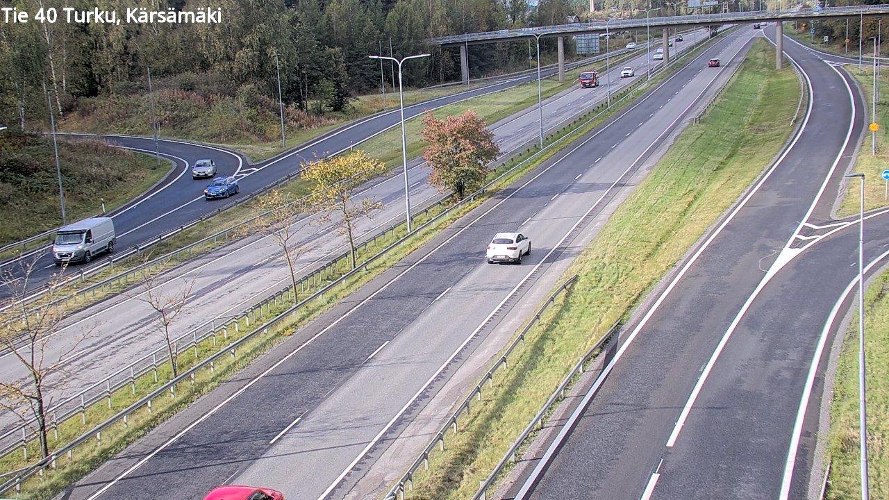 Weather Camera Image Road 40 Turku, Kärsämäki, Turku, Varsinais-Suomi