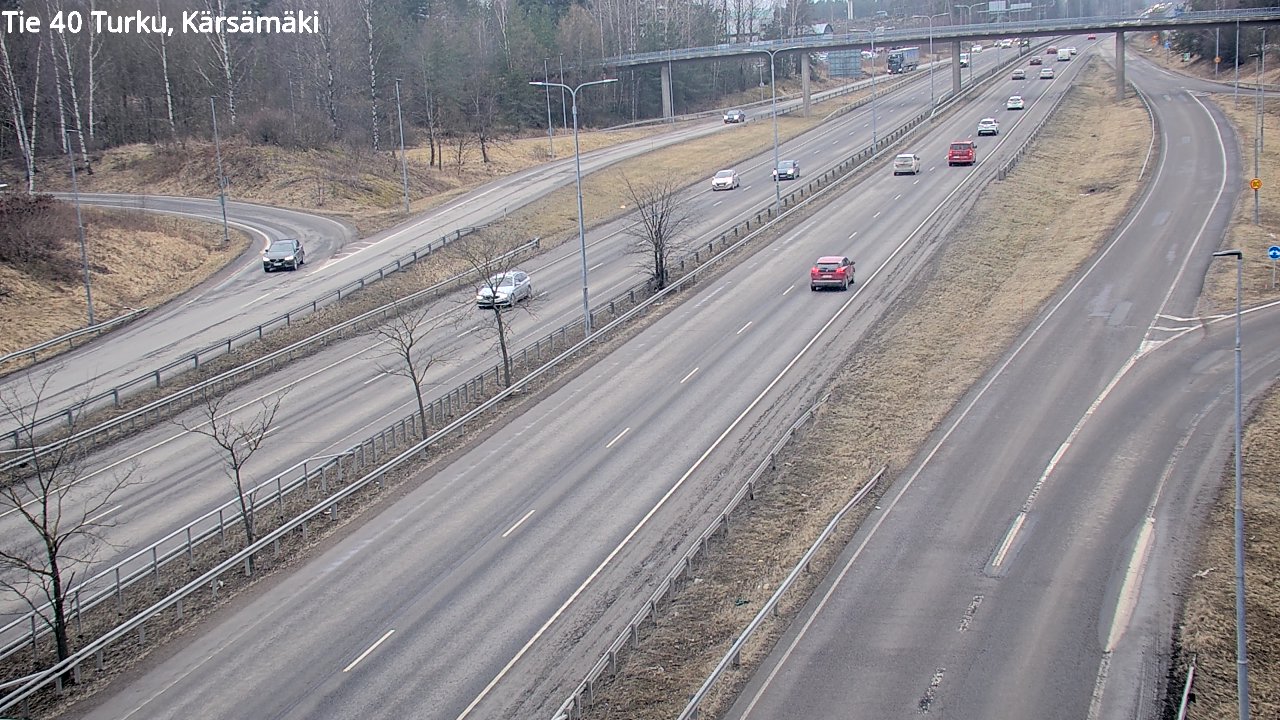 Weather Camera Image Road 40 Turku, Kärsämäki, Turku, Varsinais-Suomi