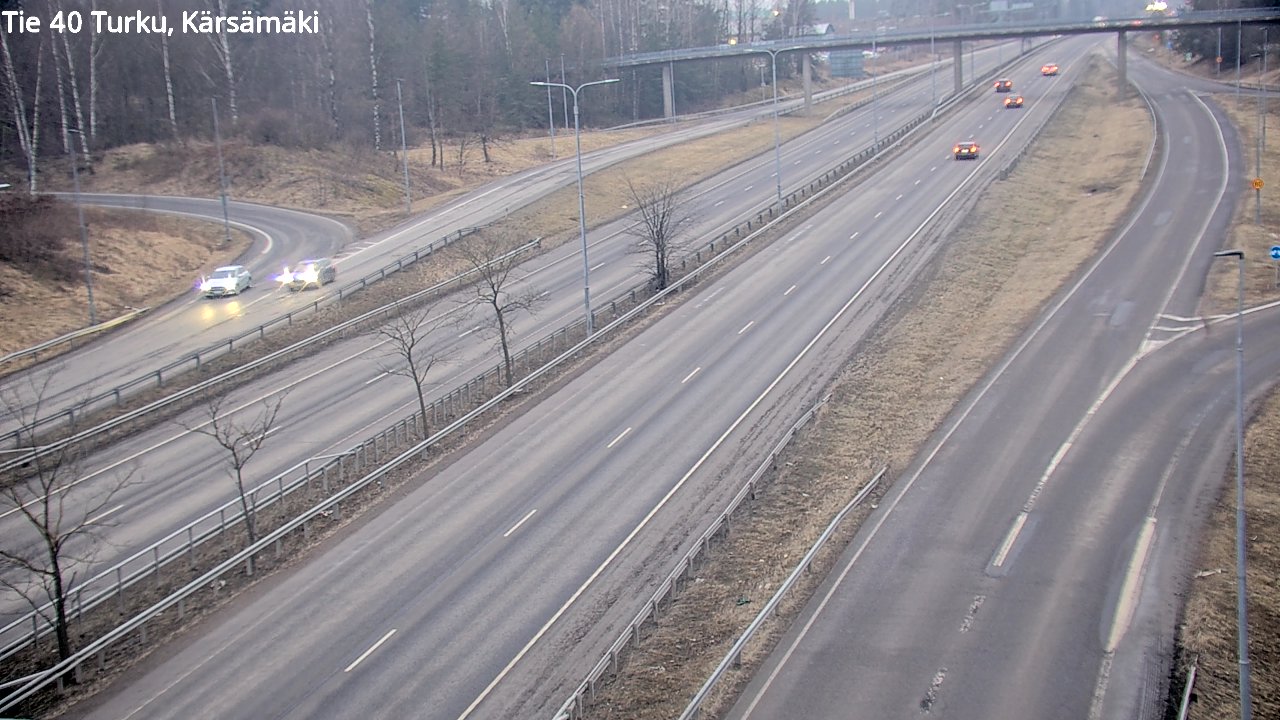 Weather Camera Image Road 40 Turku, Kärsämäki, Turku, Varsinais-Suomi