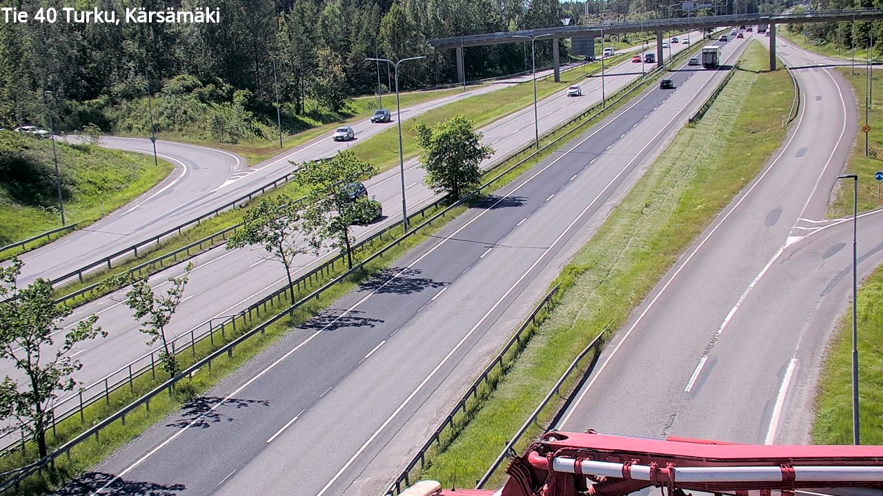 Weather Camera Image Väg 40 Åbo, Kärsämäki, Turku, Varsinais-Suomi