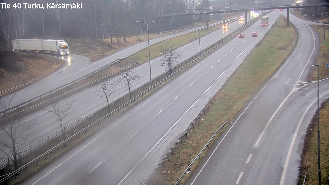 Weather Camera Image Väg 40 Åbo, Kärsämäki, Turku, Varsinais-Suomi