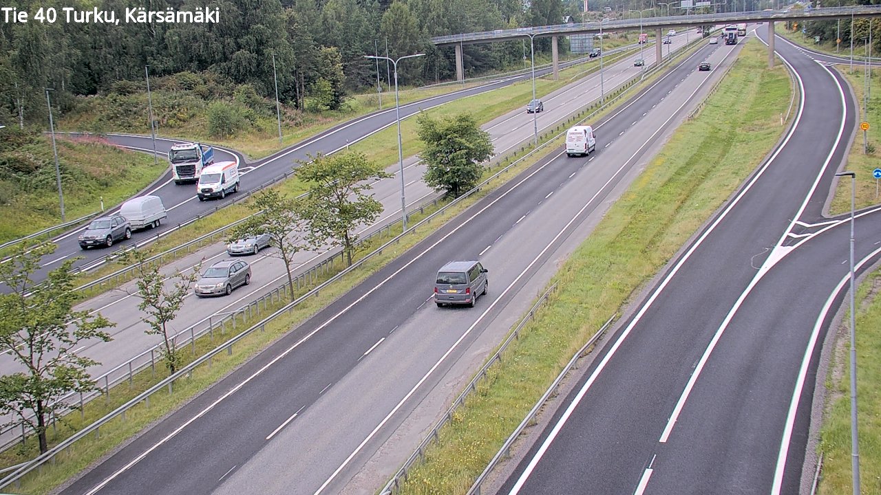 Weather Camera Image Road 40 Turku, Kärsämäki, Turku, Varsinais-Suomi