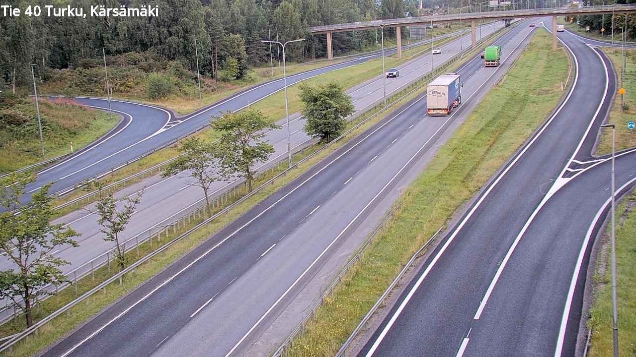 Weather Camera Image Road 40 Turku, Kärsämäki, Turku, Varsinais-Suomi