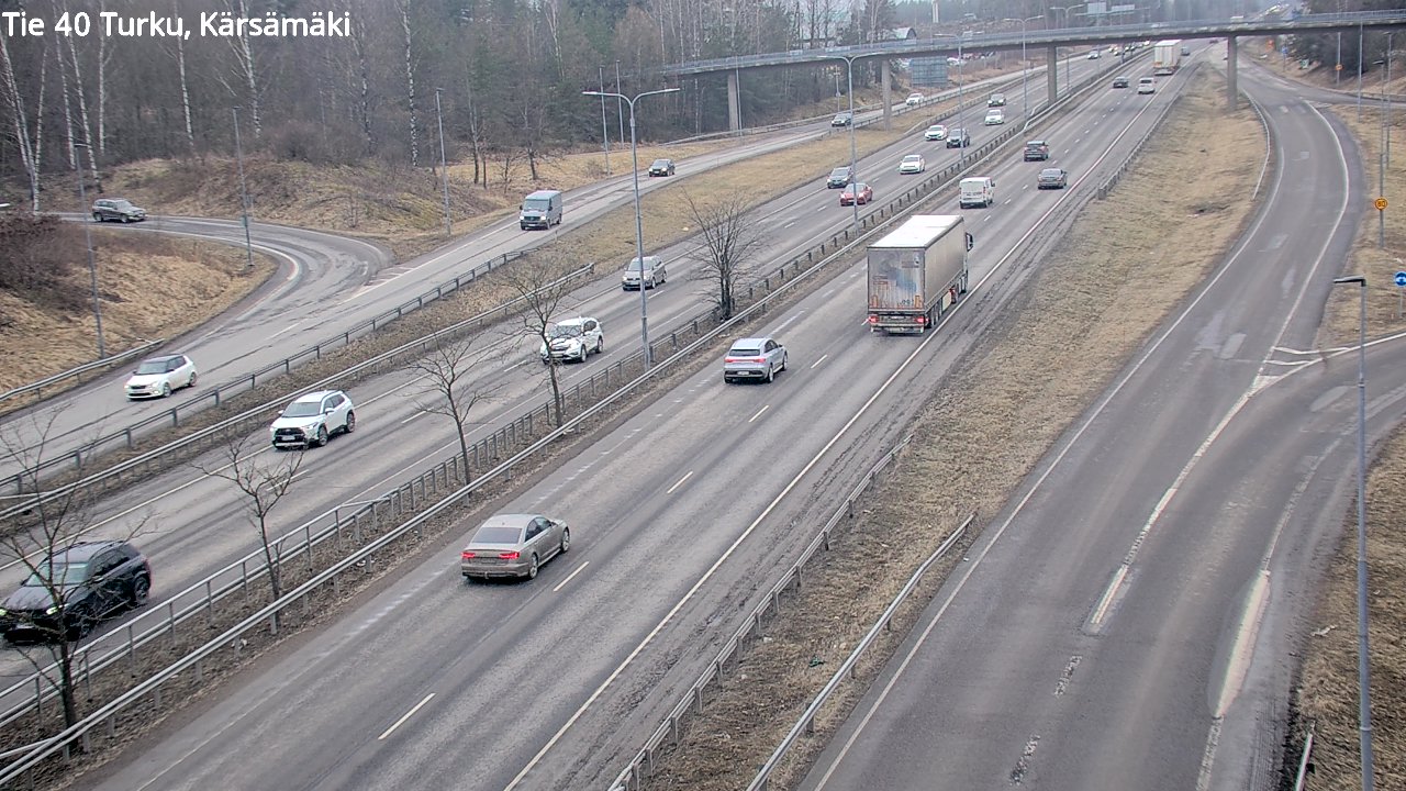 Weather Camera Image Road 40 Turku, Kärsämäki, Turku, Varsinais-Suomi