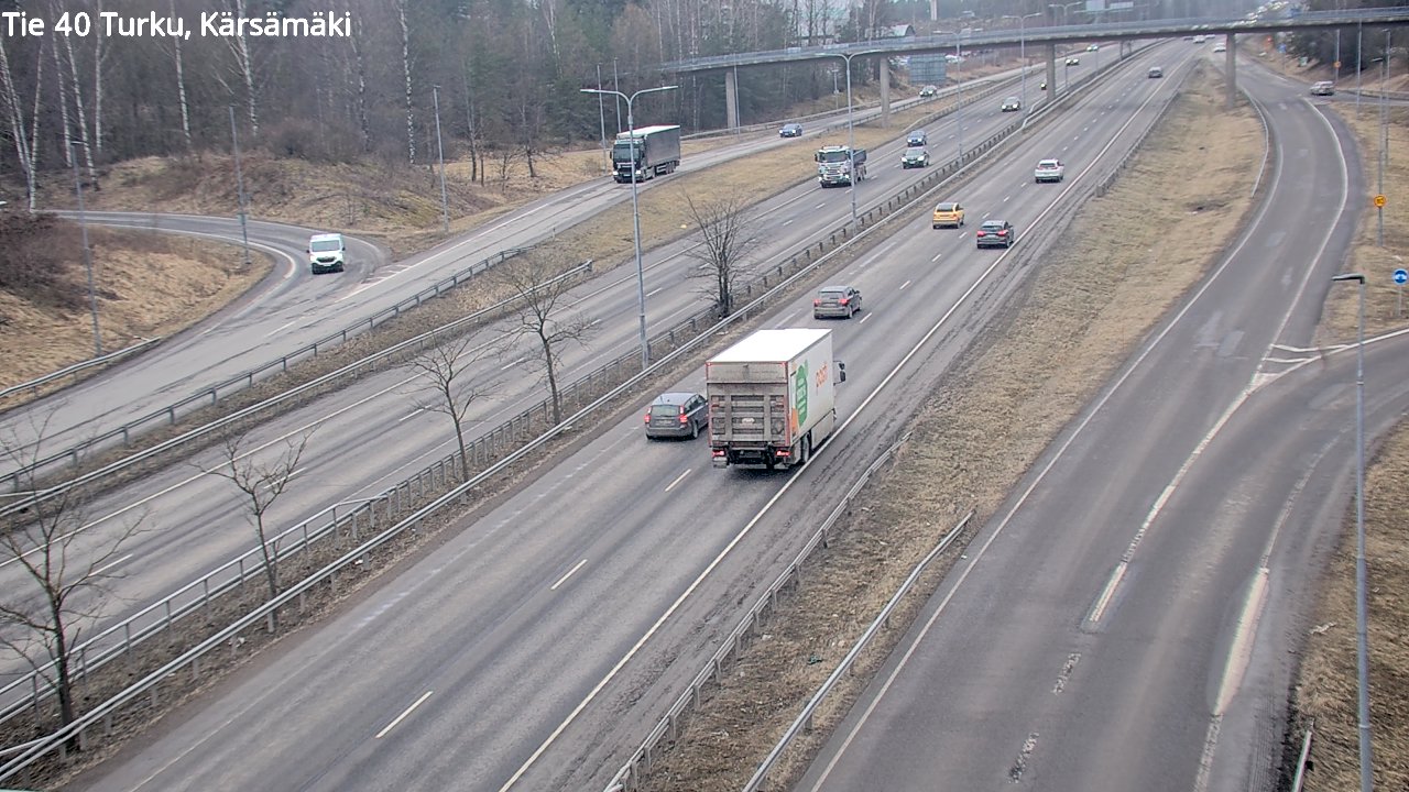 Weather Camera Image Road 40 Turku, Kärsämäki, Turku, Varsinais-Suomi