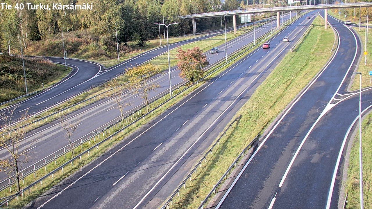 Weather Camera Image Road 40 Turku, Kärsämäki, Turku, Varsinais-Suomi
