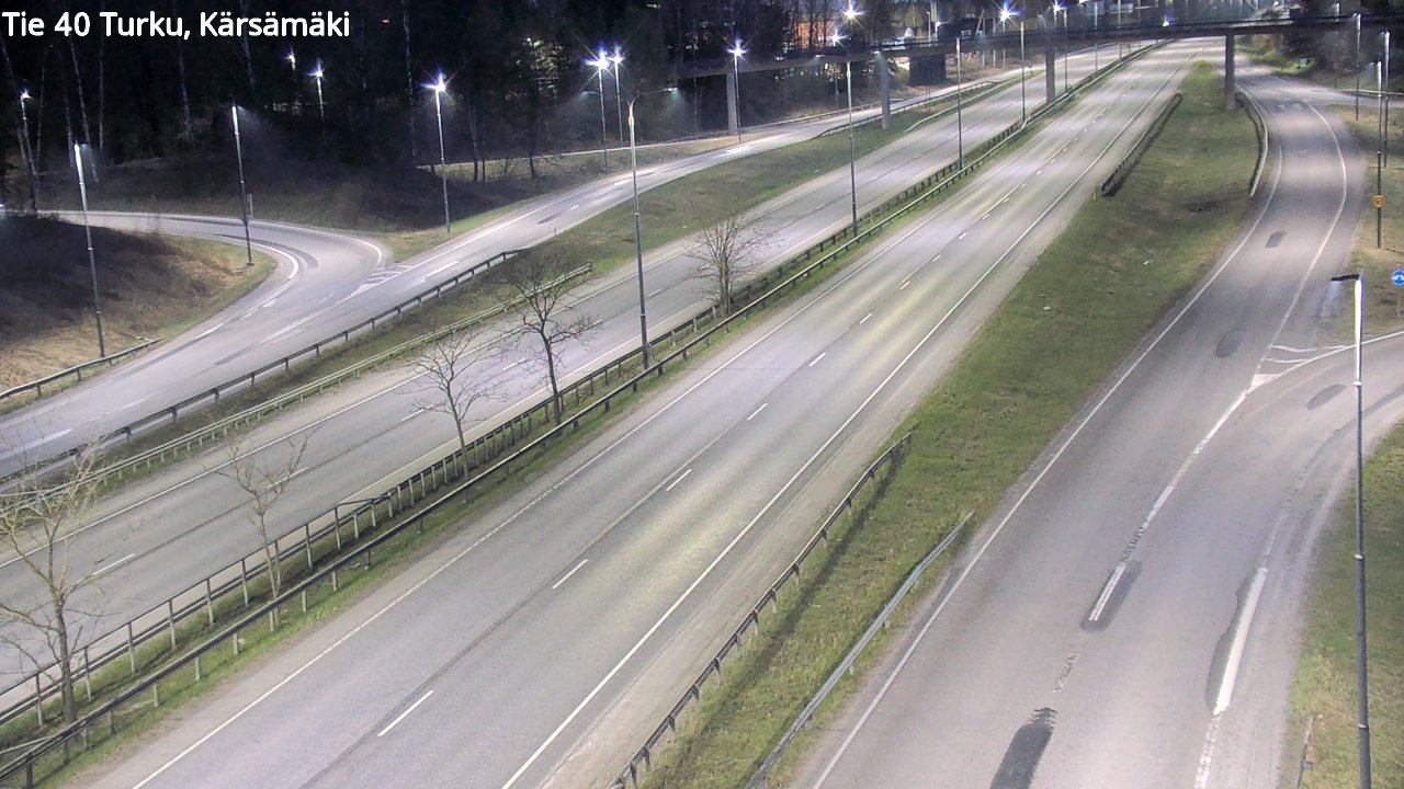 Weather Camera Image Road 40 Turku, Kärsämäki, Turku, Varsinais-Suomi