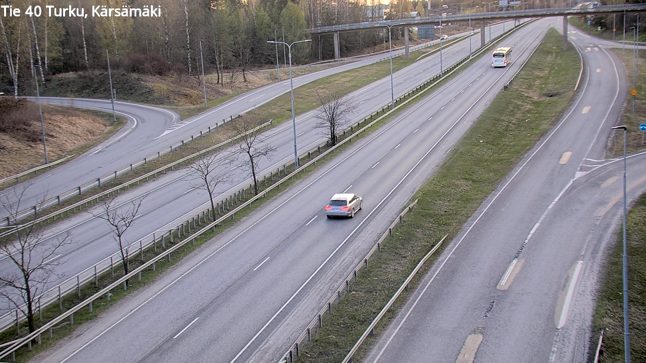 Weather Camera Image Road 40 Turku, Kärsämäki, Turku, Varsinais-Suomi