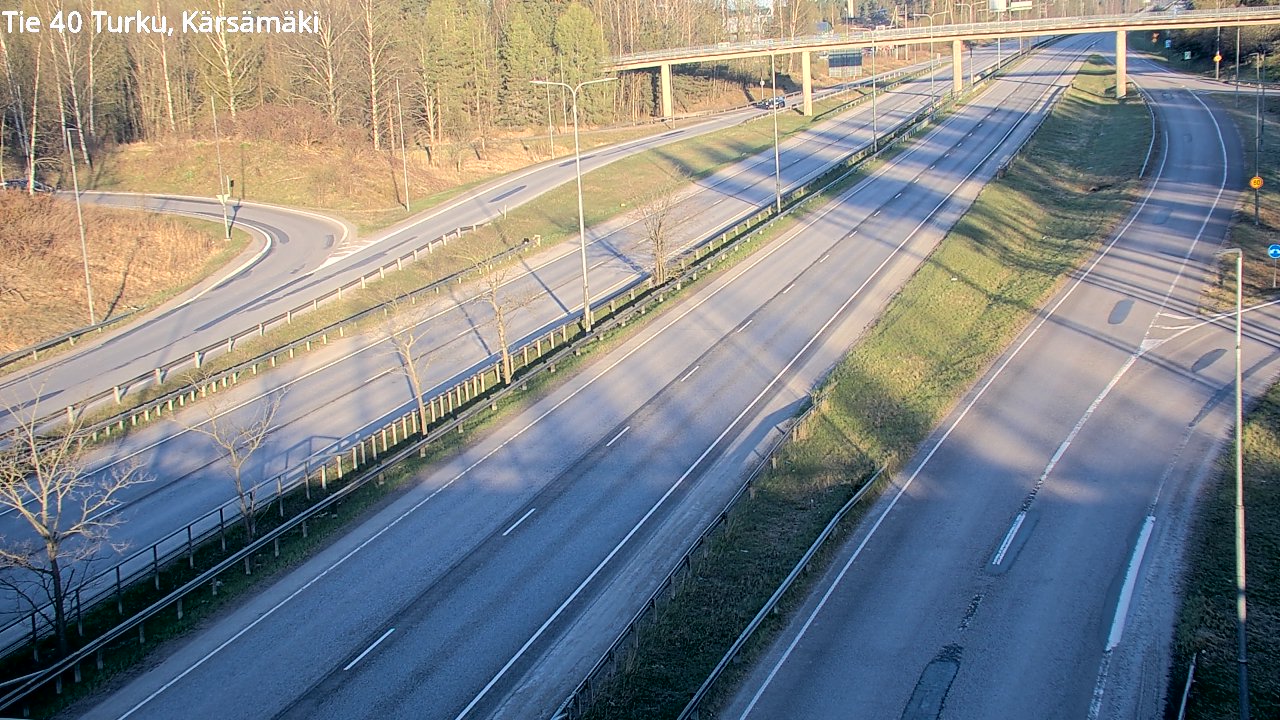 Weather Camera Image Road 40 Turku, Kärsämäki, Turku, Varsinais-Suomi