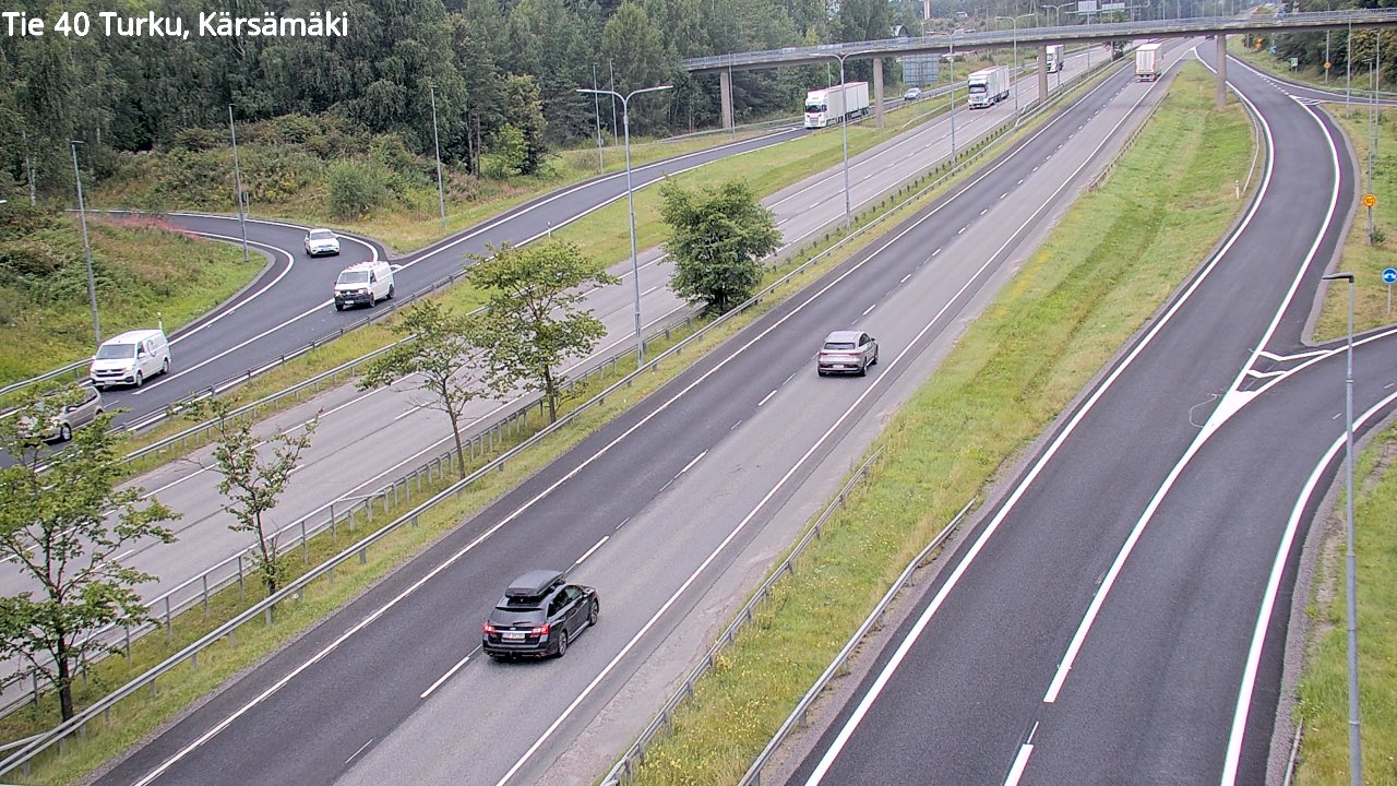 Weather Camera Image Road 40 Turku, Kärsämäki, Turku, Varsinais-Suomi