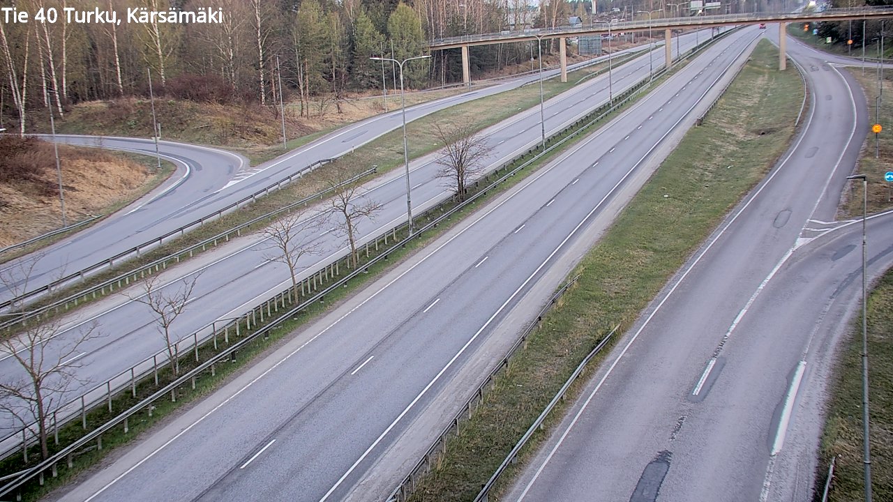 Weather Camera Image Road 40 Turku, Kärsämäki, Turku, Varsinais-Suomi