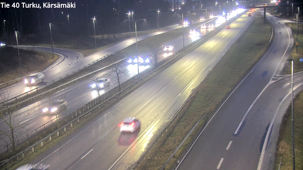 Weather Camera Image Väg 40 Åbo, Kärsämäki, Turku, Varsinais-Suomi