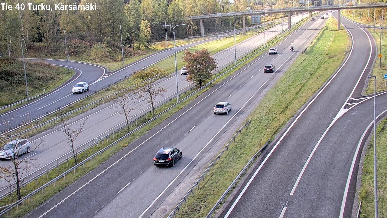 Weather Camera Image Road 40 Turku, Kärsämäki, Turku, Varsinais-Suomi