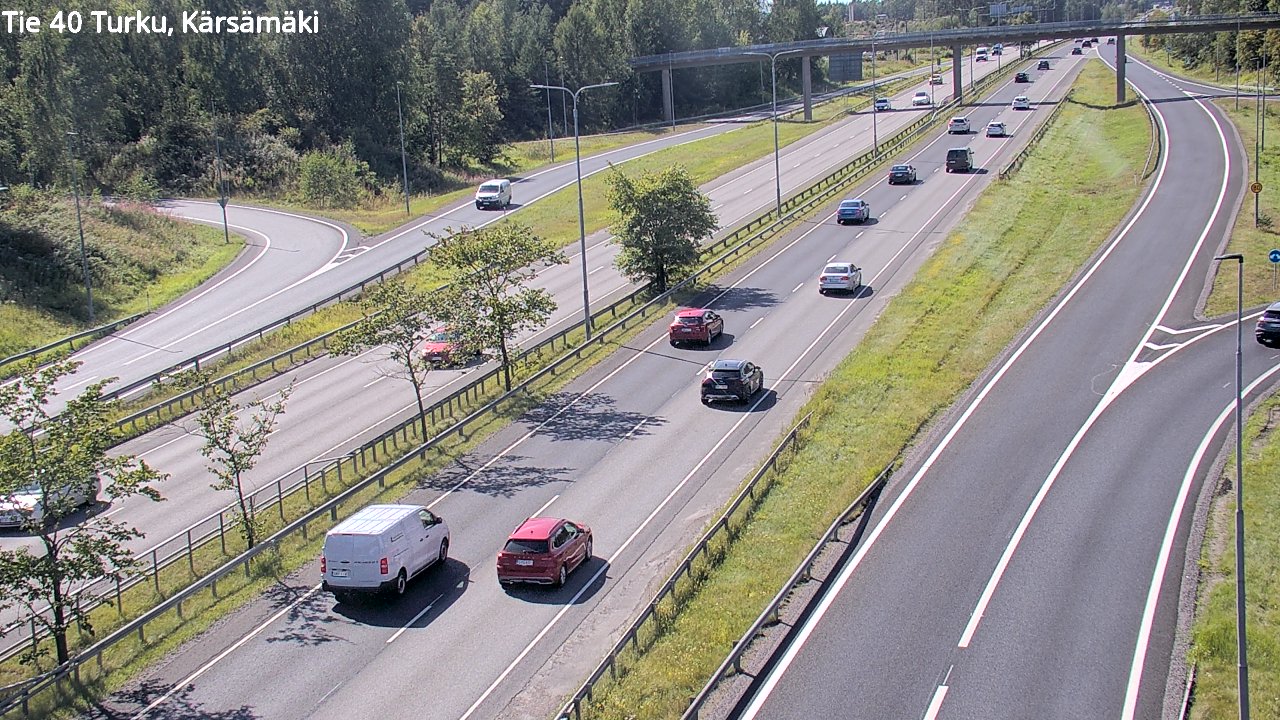 Kelikamerat Kuva Tie 40 Turku, Kärsämäki, Turku, Varsinais-Suomi