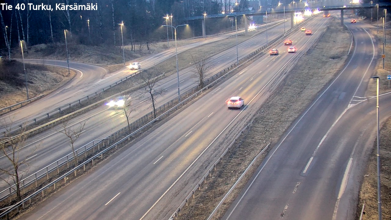 Weather Camera Image Road 40 Turku, Kärsämäki, Turku, Varsinais-Suomi