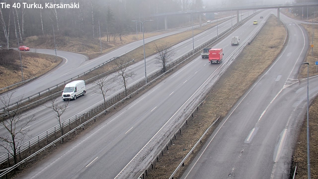 Weather Camera Image Väg 40 Åbo, Kärsämäki, Turku, Varsinais-Suomi