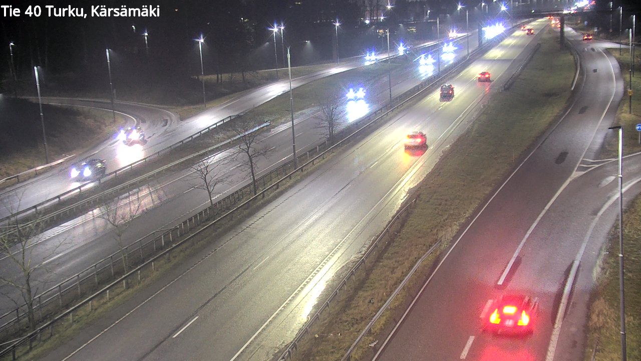Weather Camera Image Väg 40 Åbo, Kärsämäki, Turku, Varsinais-Suomi