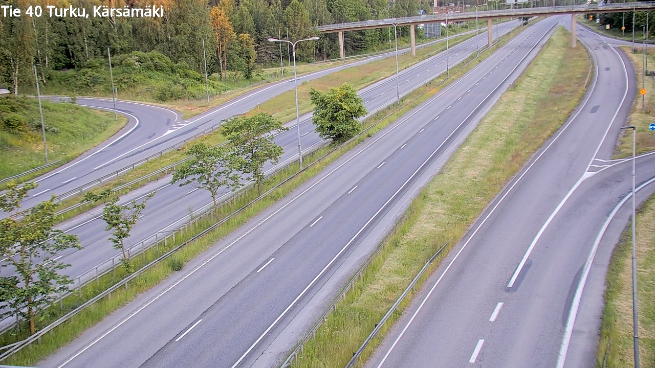 Weather Camera Image Road 40 Turku, Kärsämäki, Turku, Varsinais-Suomi