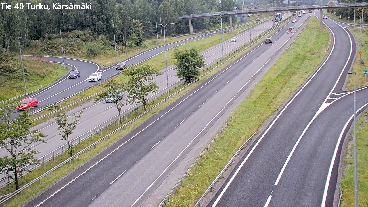 Weather Camera Image Road 40 Turku, Kärsämäki, Turku, Varsinais-Suomi