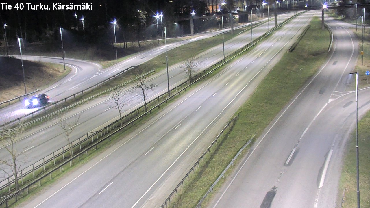 Weather Camera Image Road 40 Turku, Kärsämäki, Turku, Varsinais-Suomi